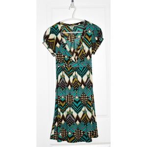 Forever 21 Retro 70s Geometric Print Dress (fits like a modern medium)